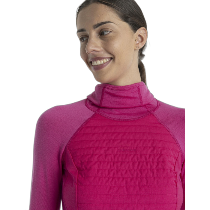 Bluza damka ICEBREAKER ZoneKnit Insulate HD 56GQ /  różowy