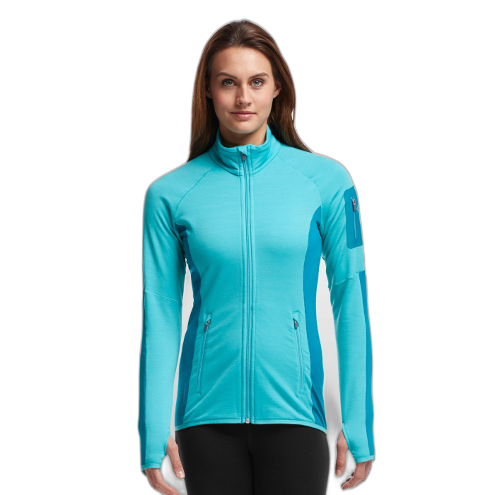 Bluza damska ICEBREAKER Atom FZ 101474 302 /  niebieski