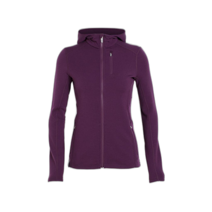 Bluza damska ICEBREAKER Cascade FZ HD 101473 601 /  fioletowy