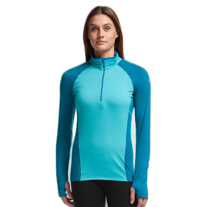 Bluza damska ICEBREAKER Comet LS HZ 102586 301 /  niebieski