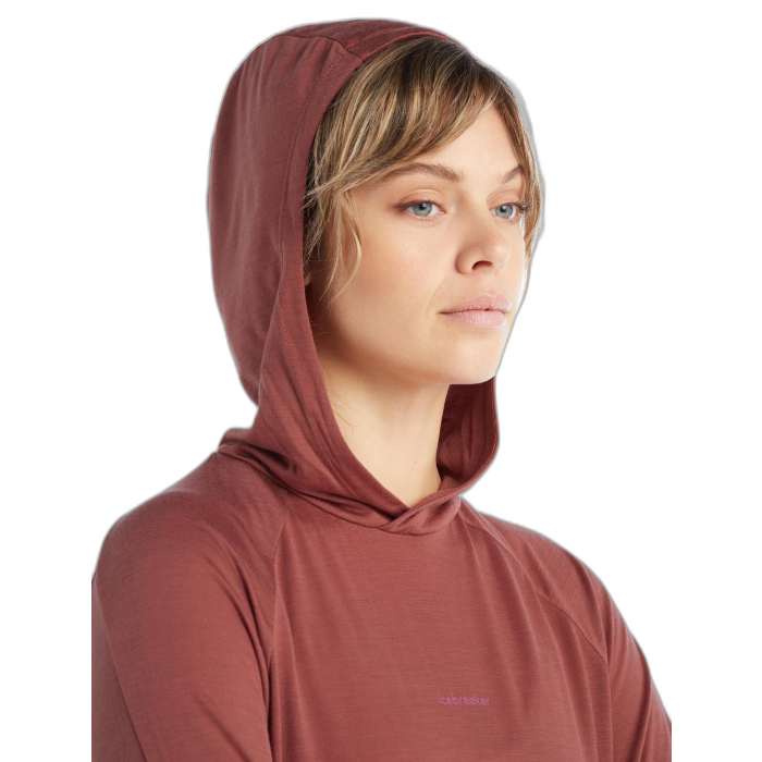 Bluza damska ICEBREAKER Cool-Lite HD A56EX /  czerwony