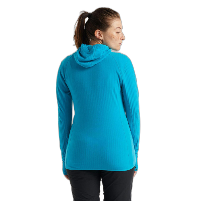 Bluza damska ICEBREAKER Descender FZ HD 104491 /  niebieski