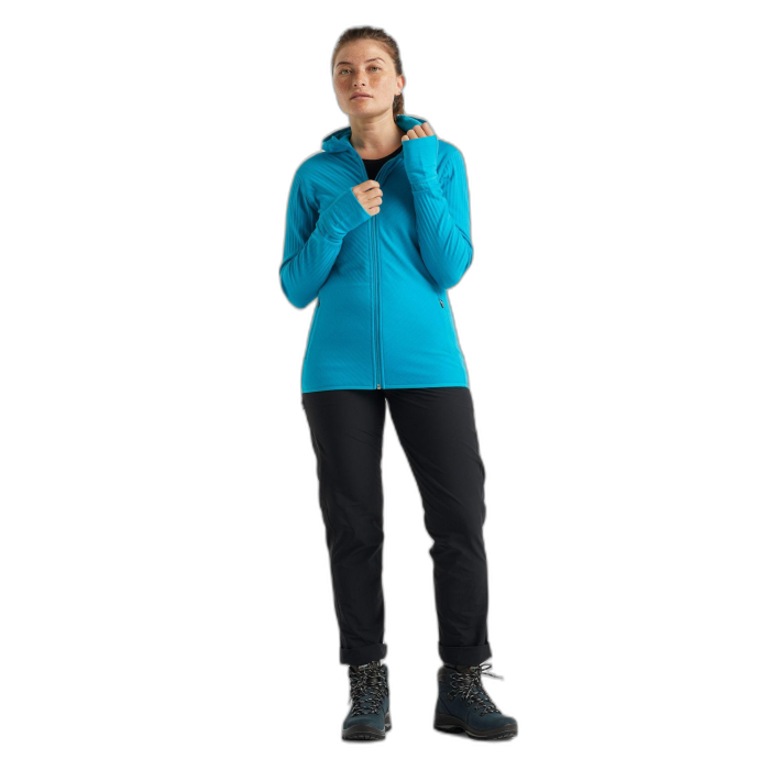 Bluza damska ICEBREAKER Descender FZ HD 104491 /  niebieski