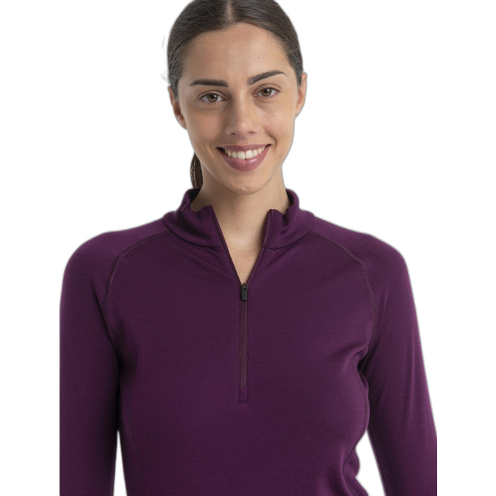 Bluza damska ICEBREAKER Merino 300 Fine HZ 56SL /  fioletowy