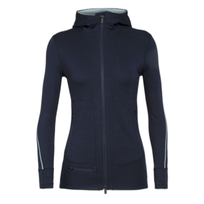 Bluza damska ICEBREAKER Quantum 2 HD 105041 /  granatowy