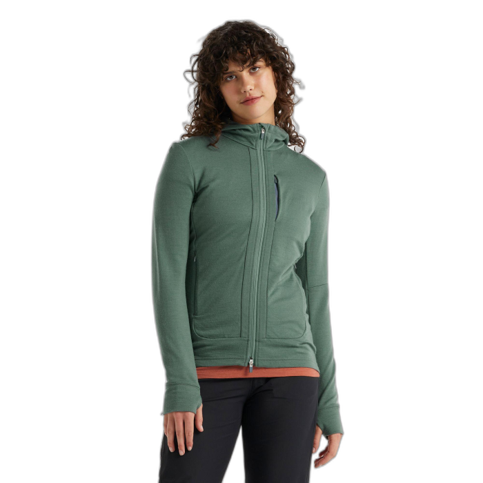 Bluza damska ICEBREAKER Quantum 3 HD 59JW /  zielony