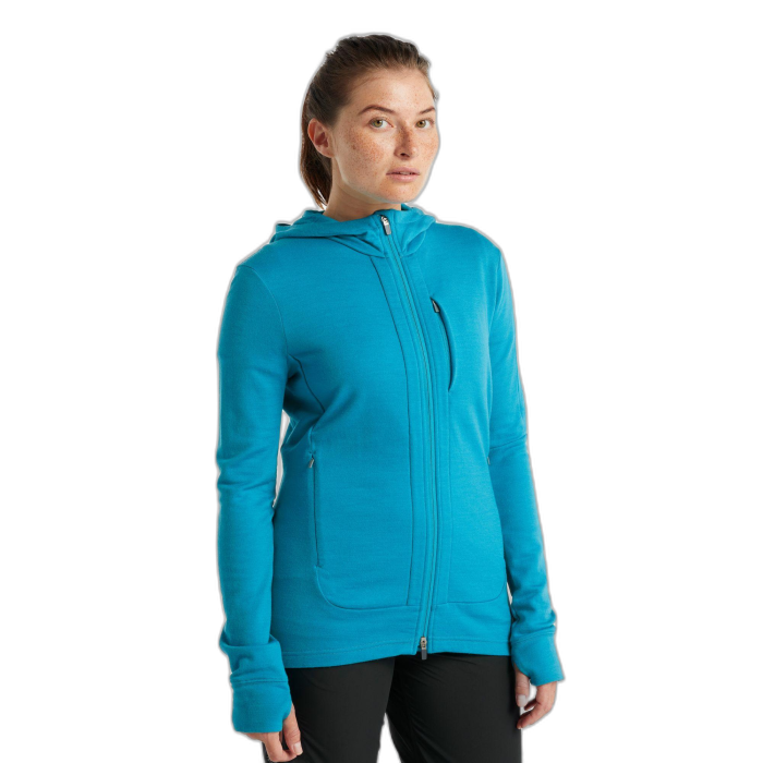 Bluza damska ICEBREAKER Quantum 3 HD 59JW /  niebieski