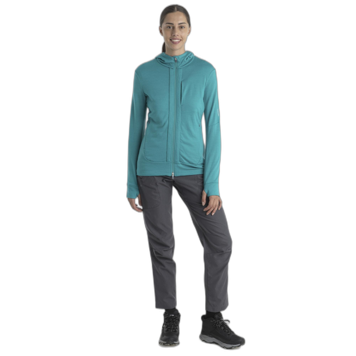 Bluza damska ICEBREAKER Quantum 3 HD 59JW /  zielony