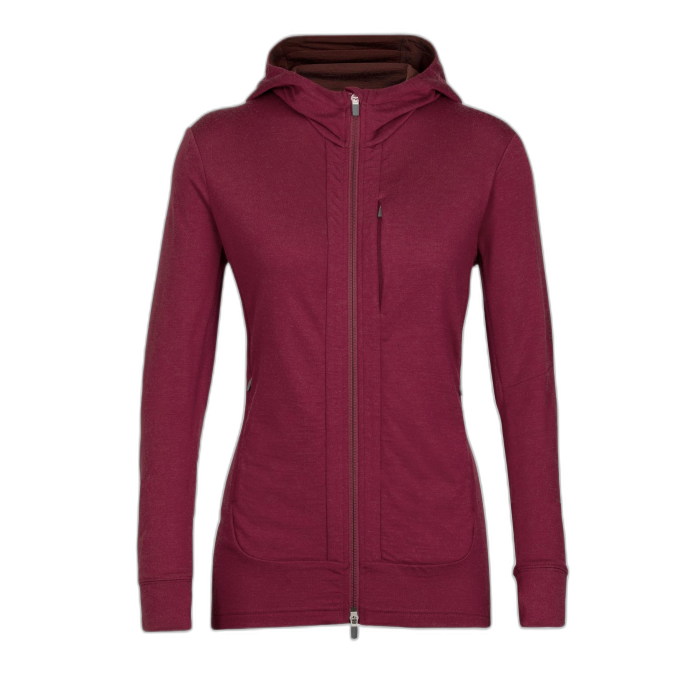 Bluza damska ICEBREAKER Quantum 3 HD 59JW /  czerwony