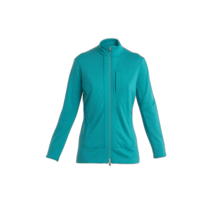 Bluza damska ICEBREAKER Quantum III FZ /  zielony