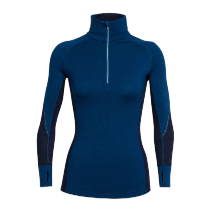 Bluza damska ICEBREAKER Winter Zone LS HZ 103330 402 /  niebieski
