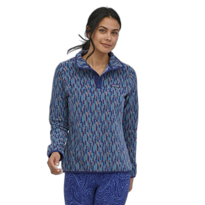 Bluza damska PATAGONIA Micro D Snap-T P/O /  niebieski