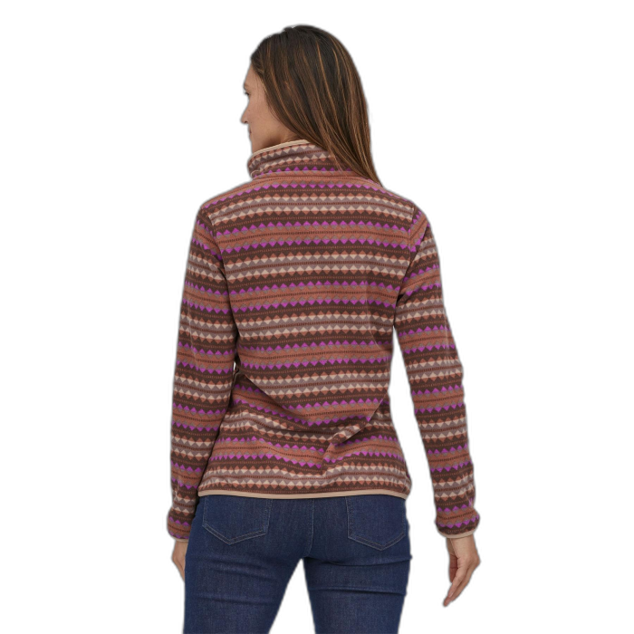 Bluza damska PATAGONIA Micro D Snap-T P/O /  brązowy