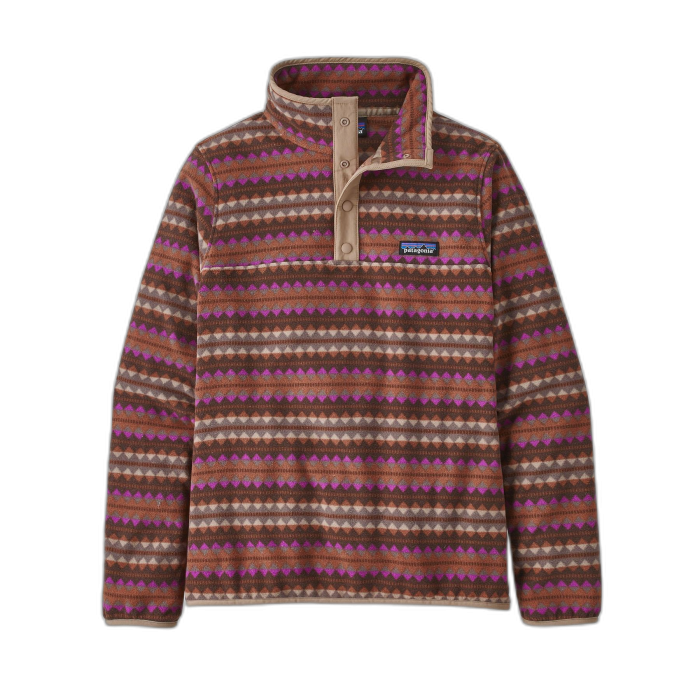 Bluza damska PATAGONIA Micro D Snap-T P/O /  brązowy