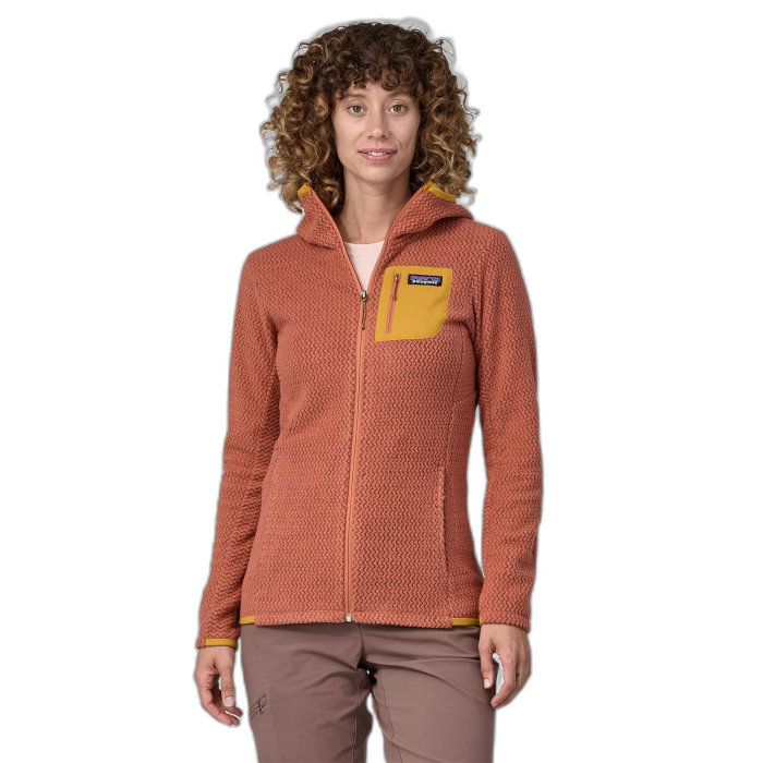Bluza damska PATAGONIA R1 Air FZ HD /  czerwony