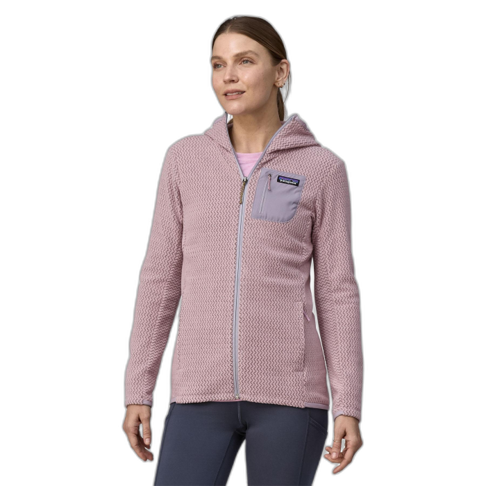 Bluza damska PATAGONIA R1 Air FZ HD /  różowy