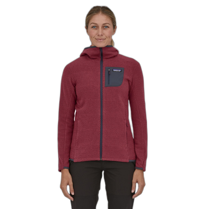 Bluza damska PATAGONIA R1 Air FZ HD /  czerwony