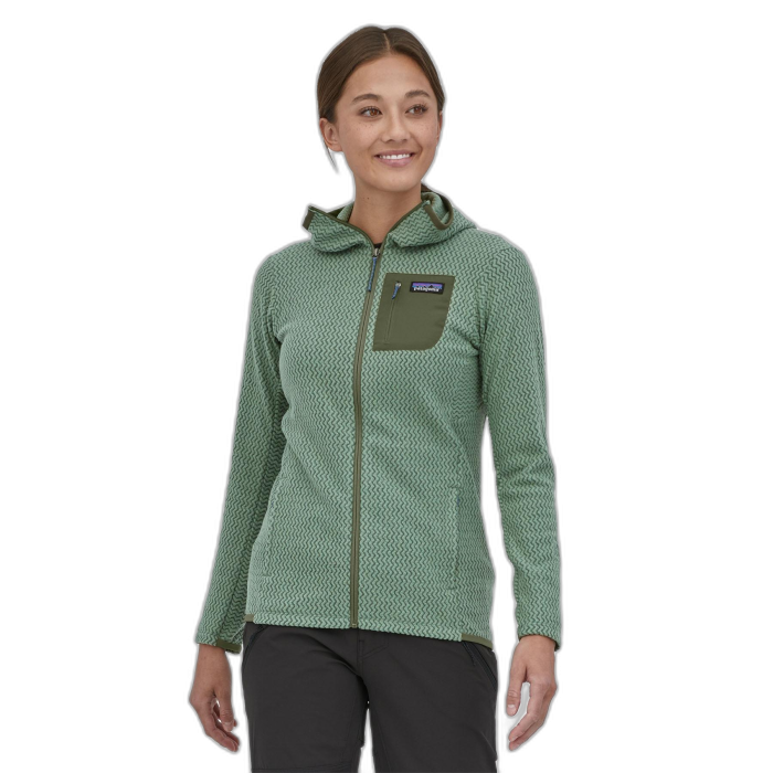 Bluza damska PATAGONIA R1 Air FZ HD /  zielony