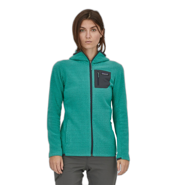 Bluza damska PATAGONIA R1 Air FZ HD /  zielony