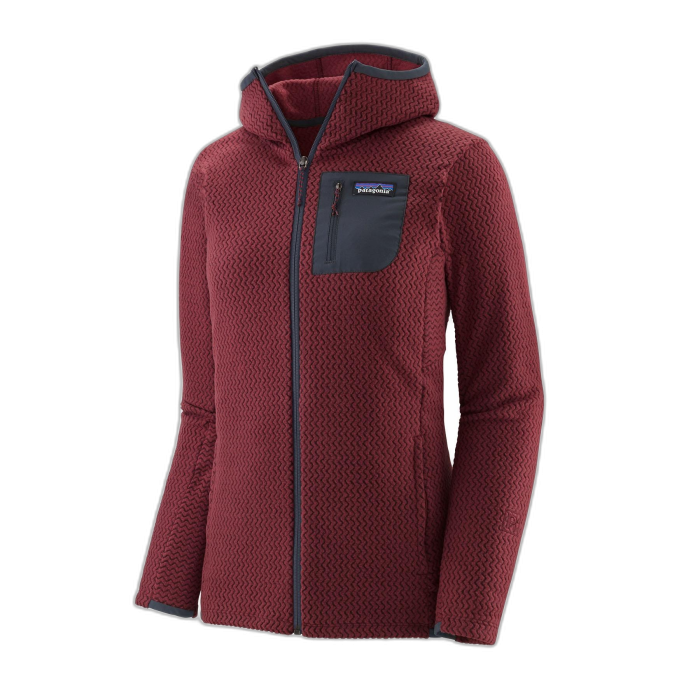 Bluza damska PATAGONIA R1 Air FZ HD /  czerwony