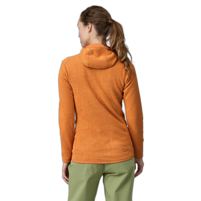 Bluza damska PATAGONIA R1 Air FZ HD /  pomarańczowy