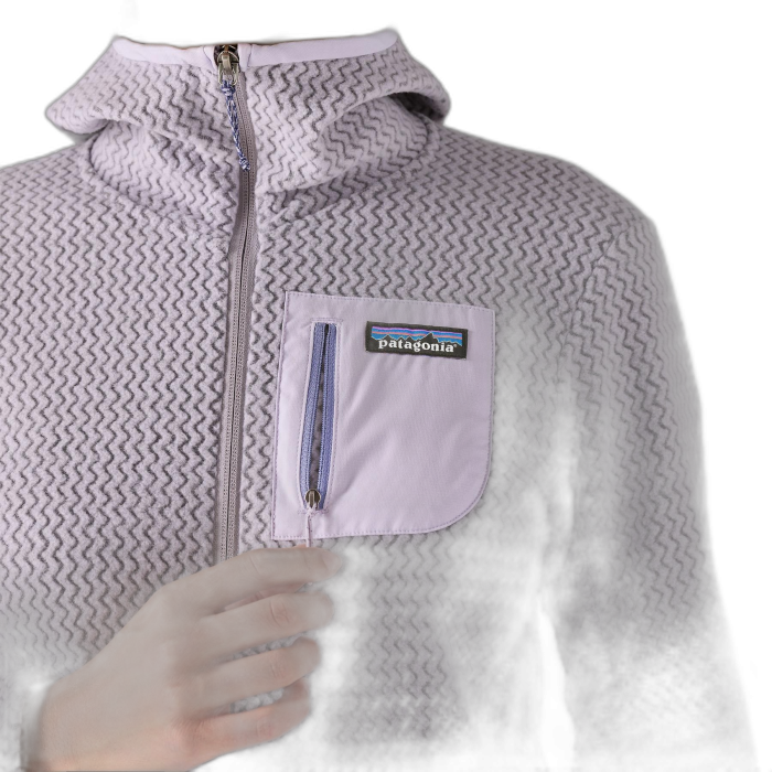 Bluza damska PATAGONIA R1 Air FZ HD /  fioletowy