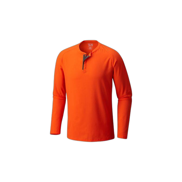 Bluza MHW AC Long Sleeve Henley OM0482 /  pomarańczowy
