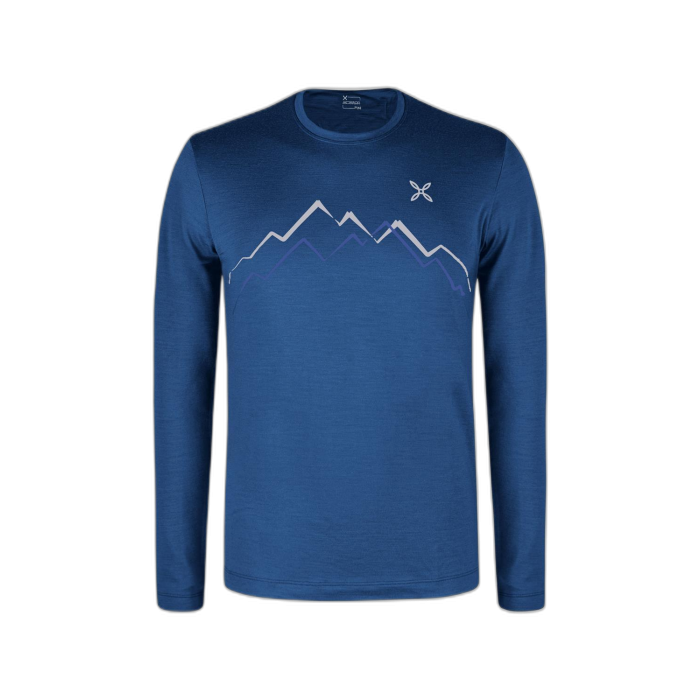 Bluza MONTURA Merino Skyline /  niebieski