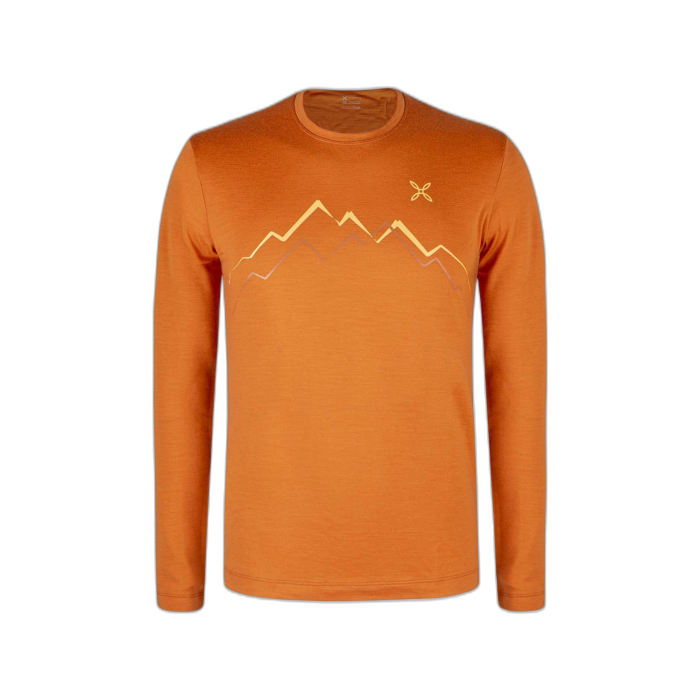 Bluza MONTURA Merino Skyline /  pomarańczowy