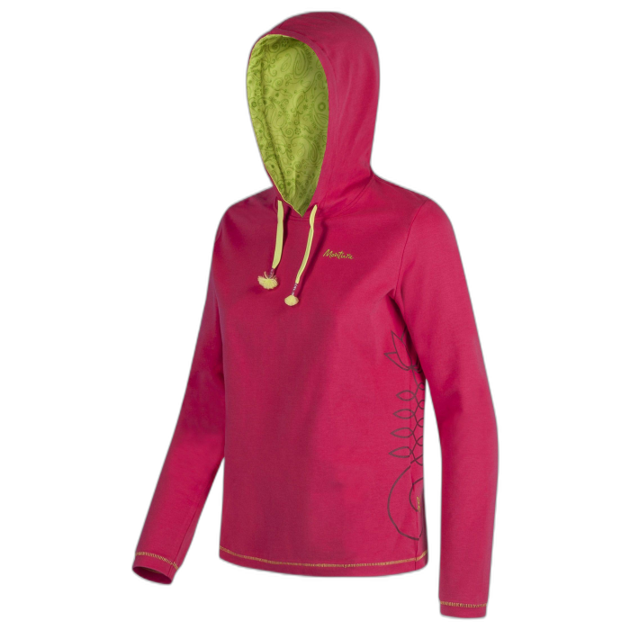 Bluza MONTURA W Lotus Hoody /  różowy