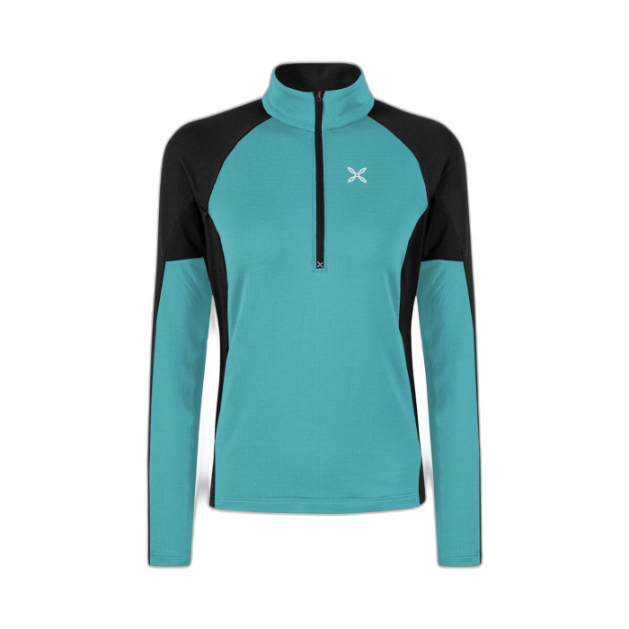Bluza MONTURA W Run Soft 2 Zip /  niebieski