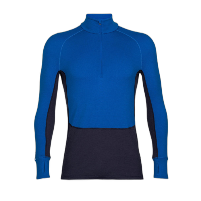 Bluza męska ICEBREAKER 260 ZoneKnit HZ 56HF /  niebieski