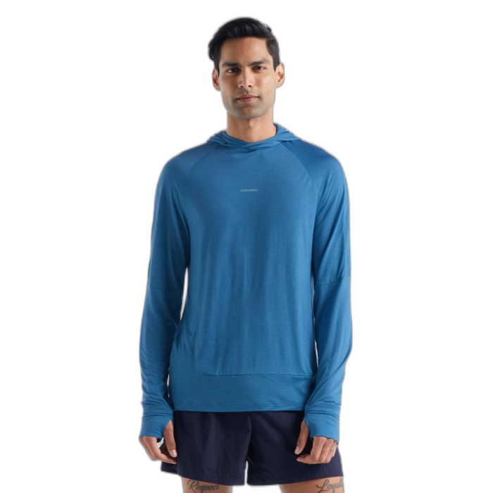 Bluza męska ICEBREAKER Cool-Lite LS HD A56EU /  niebieski