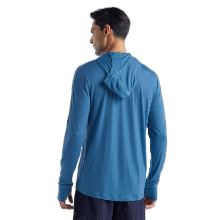 Bluza męska ICEBREAKER Cool-Lite LS HD A56EU /  niebieski