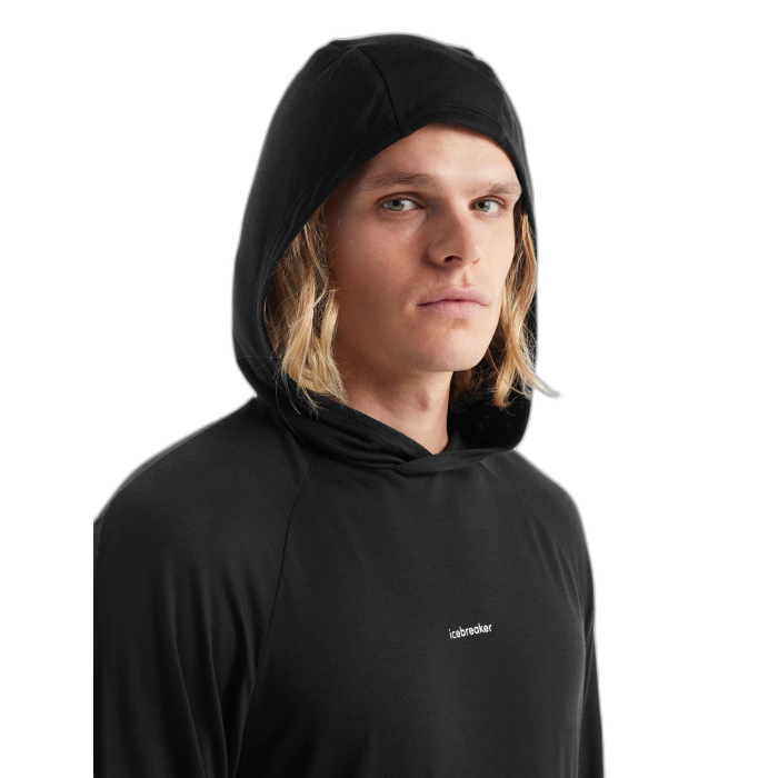 Bluza męska ICEBREAKER Cool-Lite LS HD A56EU /  czarny
