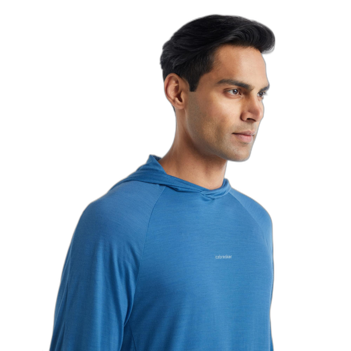 Bluza męska ICEBREAKER Cool-Lite LS HD A56EU /  niebieski