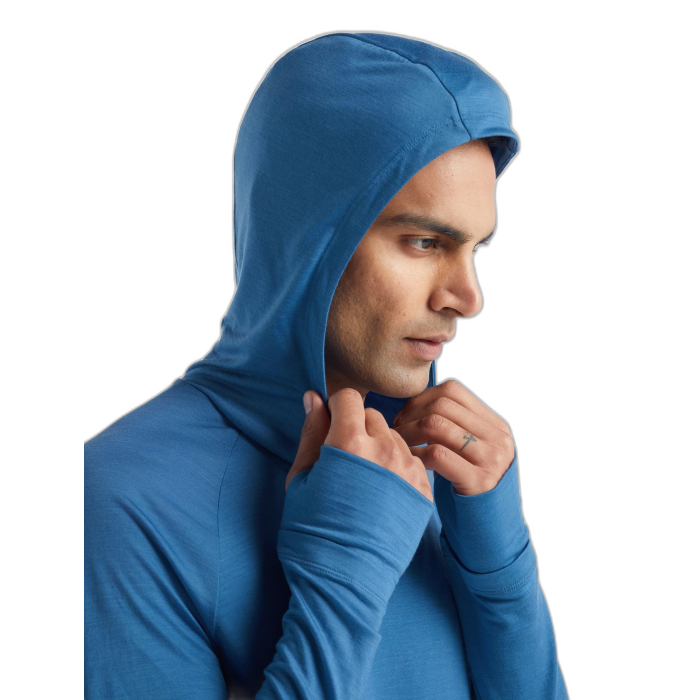 Bluza męska ICEBREAKER Cool-Lite LS HD A56EU /  niebieski