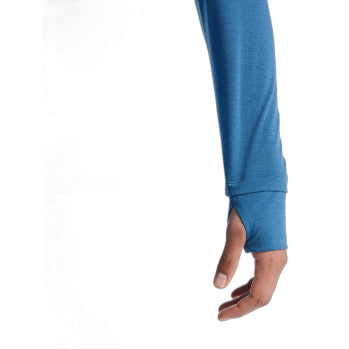 Bluza męska ICEBREAKER Cool-Lite LS HD A56EU /  niebieski