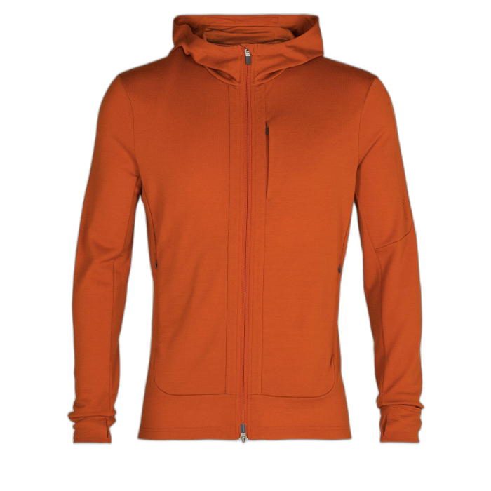 Bluza męska ICEBREAKER Quantum 3 HD 59JX /  pomarańczowy