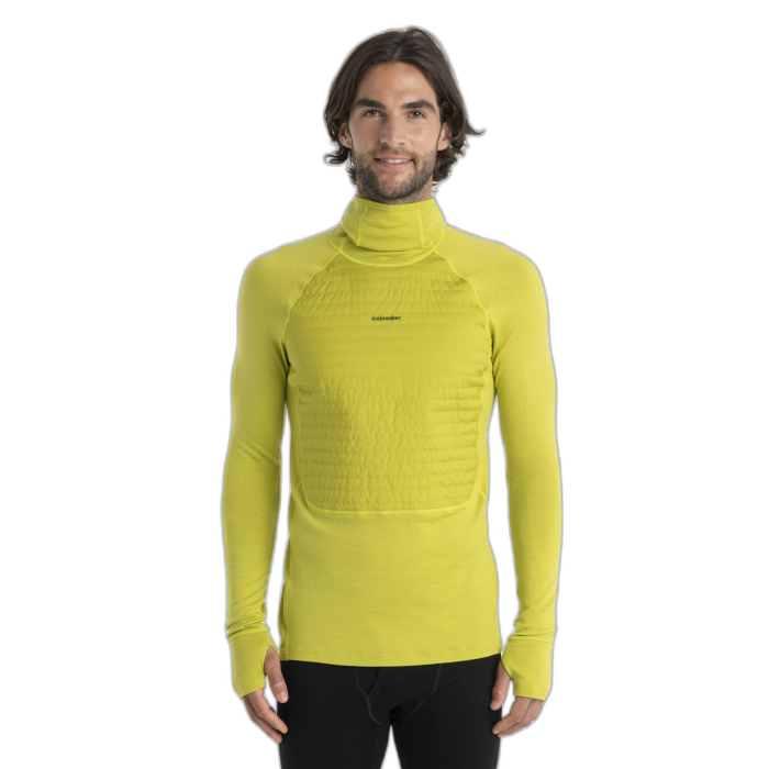 Bluza męska ICEBREAKER ZoneKnit Insulate HD 56GR /  zielony