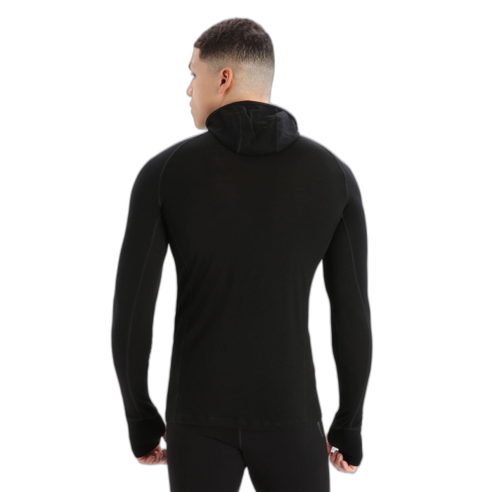 Bluza męska ICEBREAKER ZoneKnit Insulated HD 56GQR /  czarny