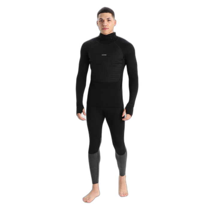 Bluza męska ICEBREAKER ZoneKnit Insulated HD 56GQR /  czarny