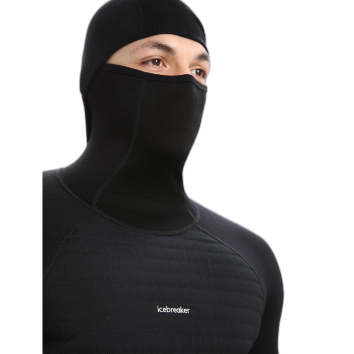Bluza męska ICEBREAKER ZoneKnit Insulated HD 56GQR /  czarny