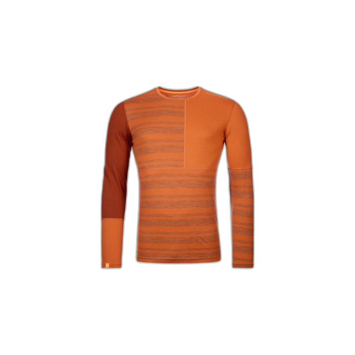Bluza męska ORTOVOX 185 Rock /  pomarańczowy