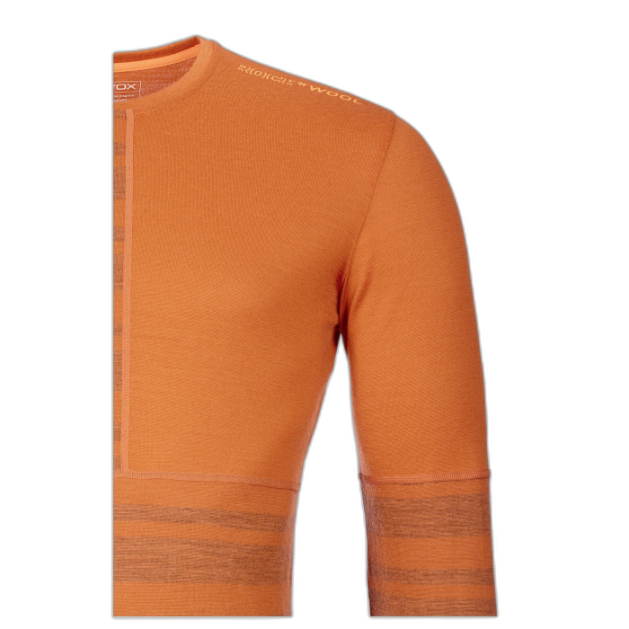 Bluza męska ORTOVOX 185 Rock /  pomarańczowy