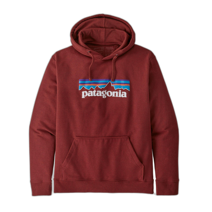 Bluza męska PATAGONIA P-6 Logo Uprisal Hoody /  czerwony