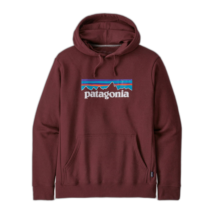 Bluza męska PATAGONIA P-6 Logo Uprisal Hoody /  czerwony