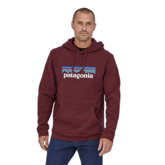 Bluza męska PATAGONIA P-6 Logo Uprisal Hoody /  czerwony