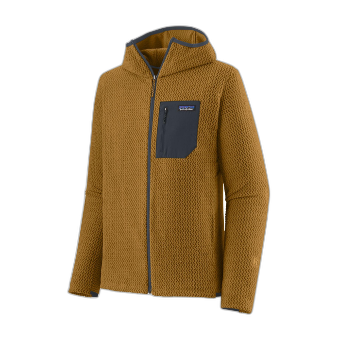 Bluza męska PATAGONIA R1 Air FZ HD /  brązowy