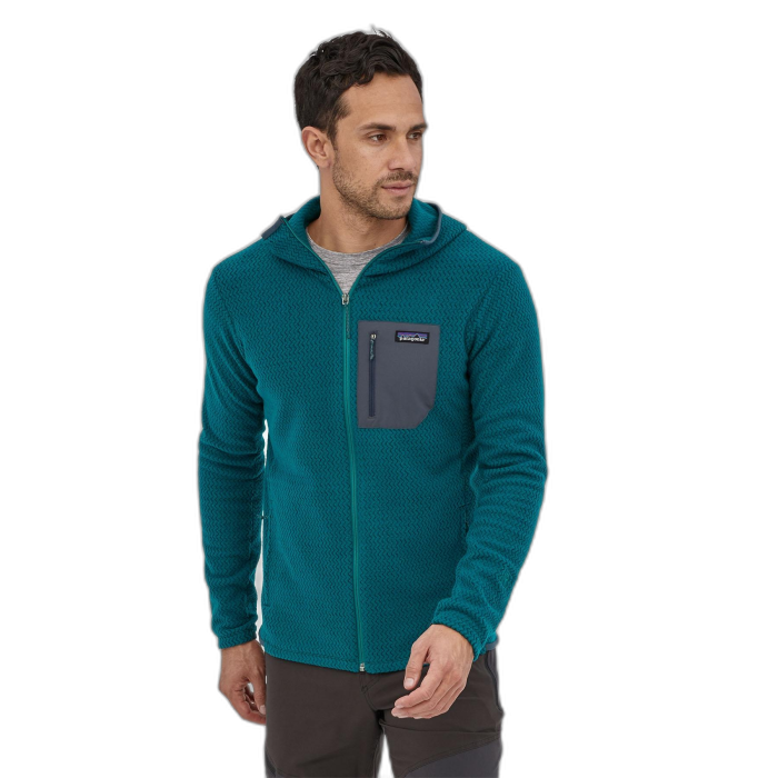 Bluza męska PATAGONIA R1 Air FZ HD /  zielony